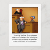 Funny Erntedank Spaß Postkarten (Vorderseite)