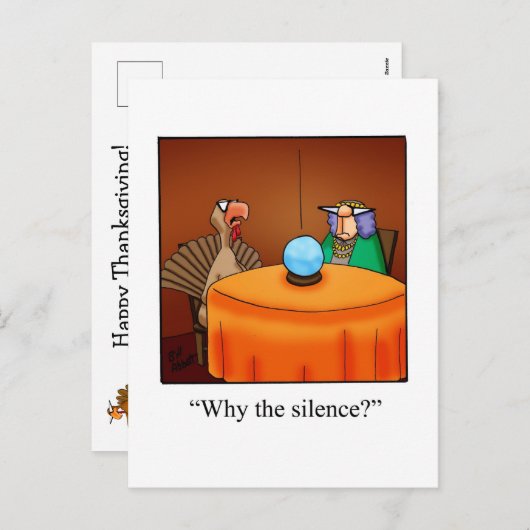 Funny Erntedank Spaß Postkarten (Vorne/Hinten)