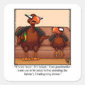 Funny Erntedank Spaß Stickers (Vorderseite)