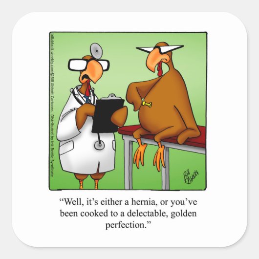 Funny Erntedank Spaß Stickers (Vorderseite)