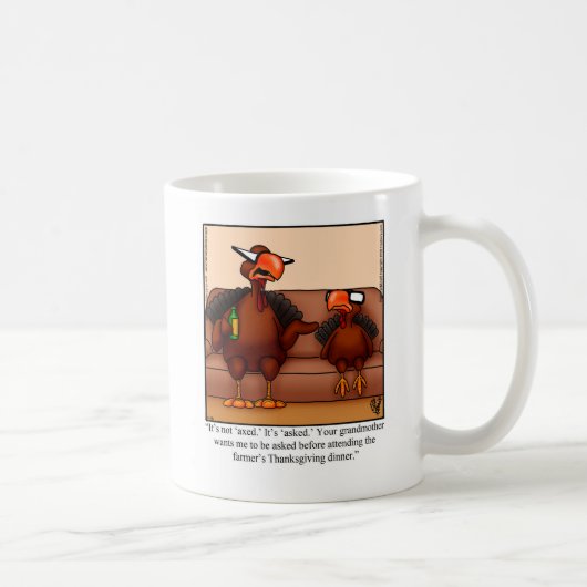 Funny Erntedank Spaß Tasse (Rechts)