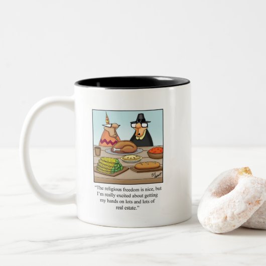 Funny Erntedank Spaß Tasse Geschenk (Mit Donut)