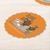 Funny Erntedank Spaß Untersetzer (angewinkelt)