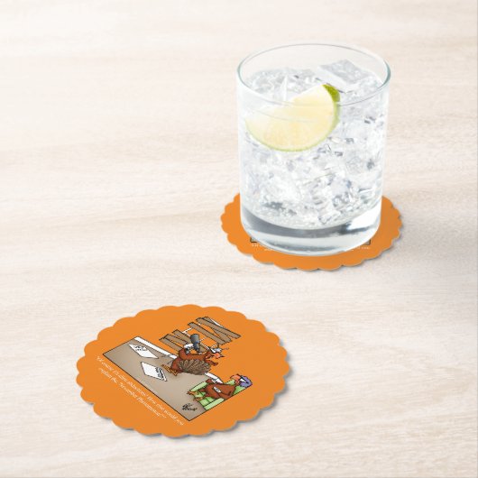 Funny Erntedank Spaß Untersetzer (Vor Ort)