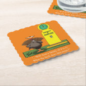 Funny Erntedank Spaß Untersetzer (angewinkelt)