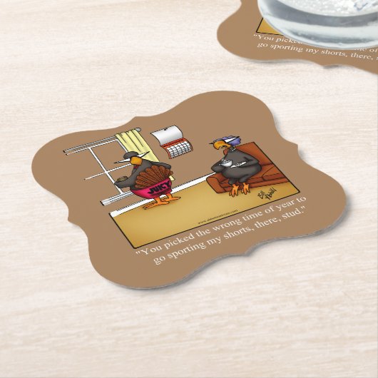 Funny Erntedank Spaß Untersetzer (angewinkelt)