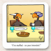 Funny Erntedank Spaß Untersetzer Geschenk (Vorderseite)