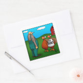 Funny Erntedank Stickers "Ich bin mit Köstlich" (Umschlag)