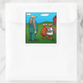 Funny Erntedank Stickers "Ich bin mit Köstlich" (Tasche)