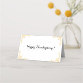 Funny Erntedank Tischabend Platzkarte (Rückseite)