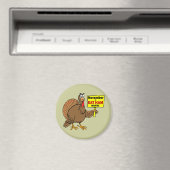 Funny Erntedank Truthahn Magnet (In Situ (Geschirrspüler))