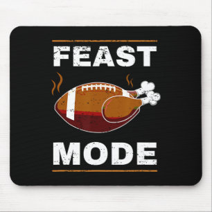 Funny Erntedank Türkei Feed Mode American Foot Mousepad
