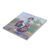 Funny Erntedank Türkei Fliese (Seite)