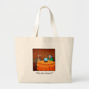 Funny Erntedank Türkei Fortune Cartoon Geschenke! Jumbo Stoffbeutel
