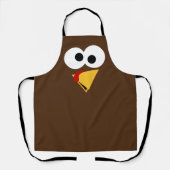 Funny Erntedank Türkei Gesicht Schürze (Vorderseite)