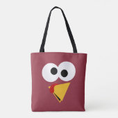Funny Erntedank Türkei Gesicht Tasche (Rückseite)