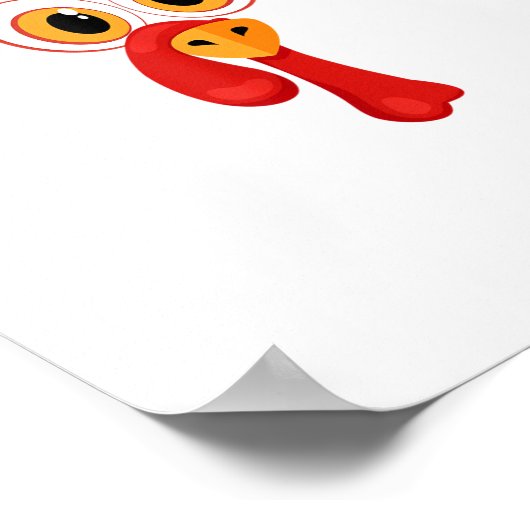 Funny Erntedank Türkei konfrontiert indischen Feat Poster (Ecke)