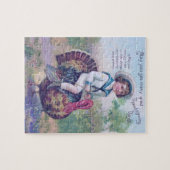 Funny Erntedank Türkei Puzzle (Horizontal)