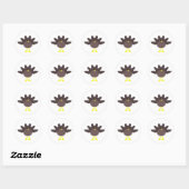 Funny Erntedank Türkei Stickers (Blatt)
