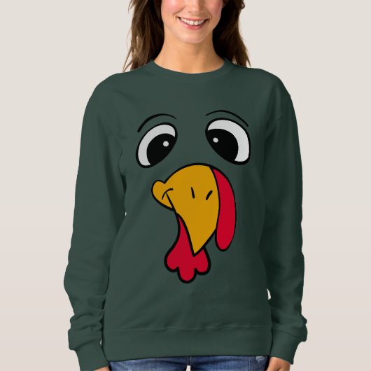 Funny Erntedank Türkei Sweatshirt (Vorderseite)