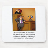 Funny Erntedank Türkei Test! Mousepad (Vorne)