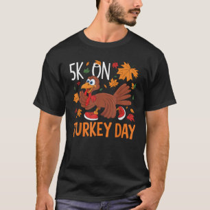 Funny Erntedank Türkei Trot 5K Lauf Spaß Türkei D T-Shirt