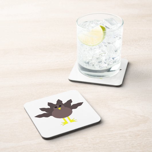 Funny Erntedank Türkei Untersetzer (Rechte Seite)