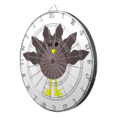 Funny Erntedank Turkey Dart Board Dartscheibe (Vorderseite rechts)