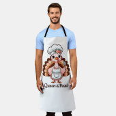 Funny Erntedank Turkey - Königin des Festes Schürze (Getragen)