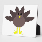 Funny Erntedank Turkey Plaque Fotoplatte (Seite)