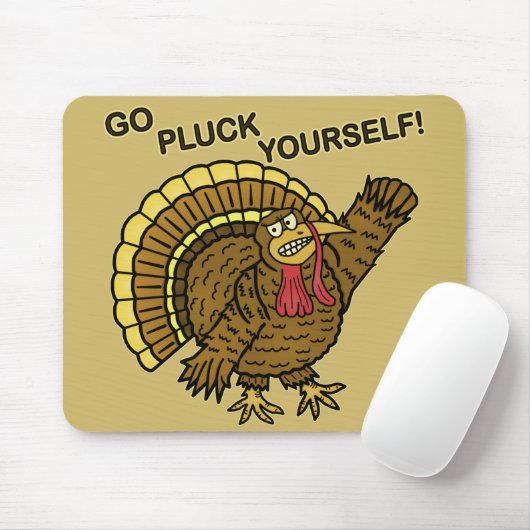 Funny Erntedank Turkey Pub Mousepad (Mit Mouse)
