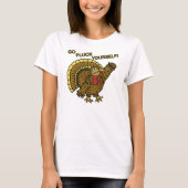 Funny Erntedank Turkey Pub T-Shirt (Vorderseite)