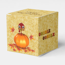 Funny Erntedank Turkey Pumpkin - Gefallen Box Geschenkschachtel