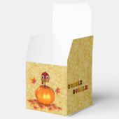 Funny Erntedank Turkey Pumpkin - Gefallen Box Geschenkschachtel (Geöffnet)