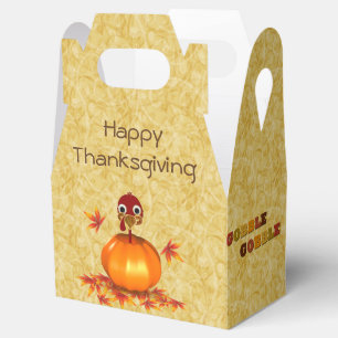 Funny Erntedank Turkey Pumpkin Gevor Box Gable Geschenkschachtel