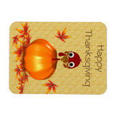 Funny Erntedank Turkey - Pumpkin - Magnet (Horizontal)