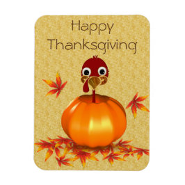 Funny Erntedank Turkey - Pumpkin - Magnet
