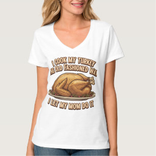 Funny Erntedank Zitat Ich koche meine Türkei T-Shirt