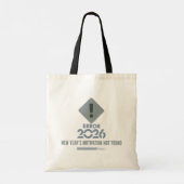 Funny Error 2026 Motivation Not Found Canvas Tote  Tragetasche (Rückseite)
