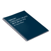 Funny Error Fixing Personalized Work Notizblock (Rechte Seite)