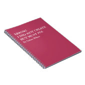 Funny Error Fixing Personalized Work Notizblock (Rechte Seite)