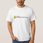 Funny Error Message - Enthusiasmus wurde nicht gef T-Shirt (Vorderseite)
