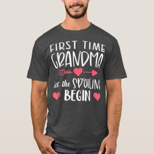 Funny erstes Oma Ließ die verwöhnende Begin Gr T-Shirt