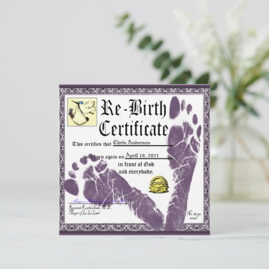 Funny Erwachsene Geburtstagsfeier Einladungen (Stehend Vorderseite)