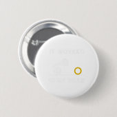 Funny es funktioniert in meinem Kopf Billiard 8 Ba Button (Vorne & Hinten)