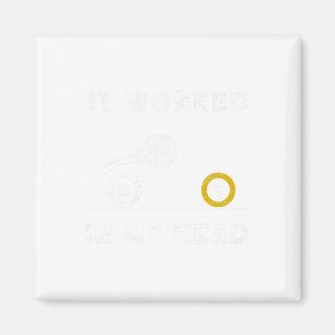 Funny es funktioniert in meinem Kopf Billiard 8 Ba Magnet