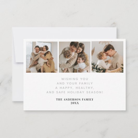 Funny Es ist echt Weihnachtskarten für das Foto Dankeskarte (Rückseite)