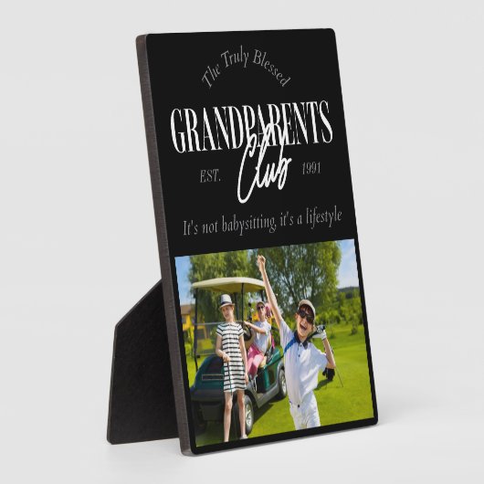Funny Es ist ein Lifestyle Großeltern Club Foto Fotoplatte (Seite)