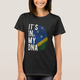 Funny es ist in meiner DNA Solomon Islands Flag Fi T-Shirt