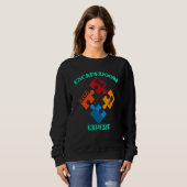 Funny Escape Experte Escape Game Locked Matchi Sweatshirt (Vorne ganz)